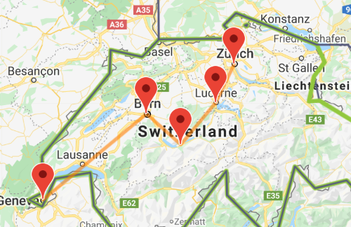 Switzerland Itinerary Where to Go in Switzerland by Train